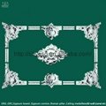 Decorative Fiberglass Gypsum Plaster Ceiling Frame Moulding 2