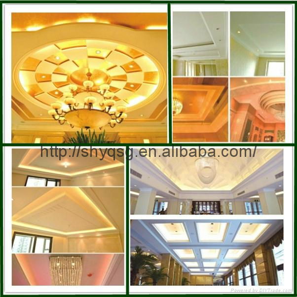 Decorative Fiberglass Gypsum Plaster Ceiling Frame Moulding 3