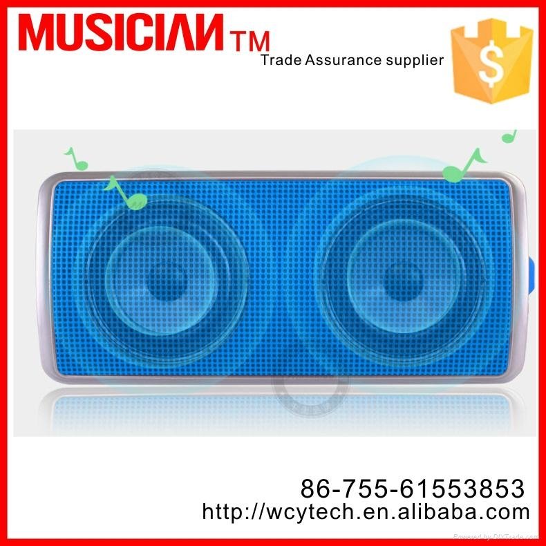 music mini bluetooth vibration led light speaker with CE RoHs 4