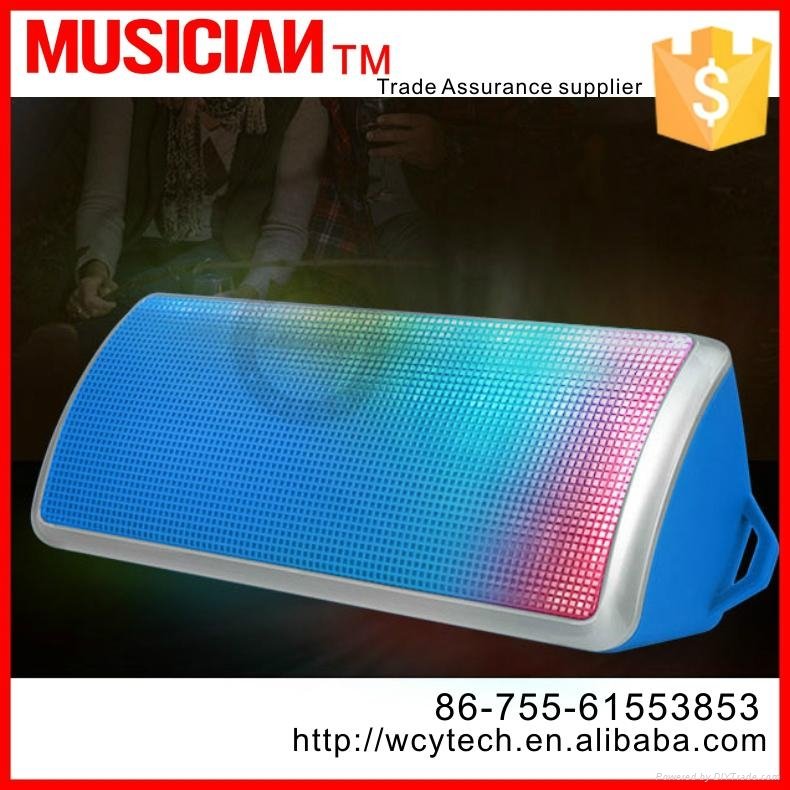 music mini bluetooth vibration led light speaker with CE RoHs 5