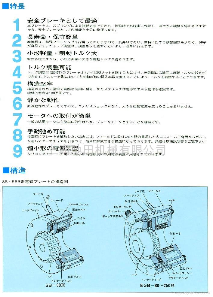 Osaki EW-Magnetic brake ESB-220 2