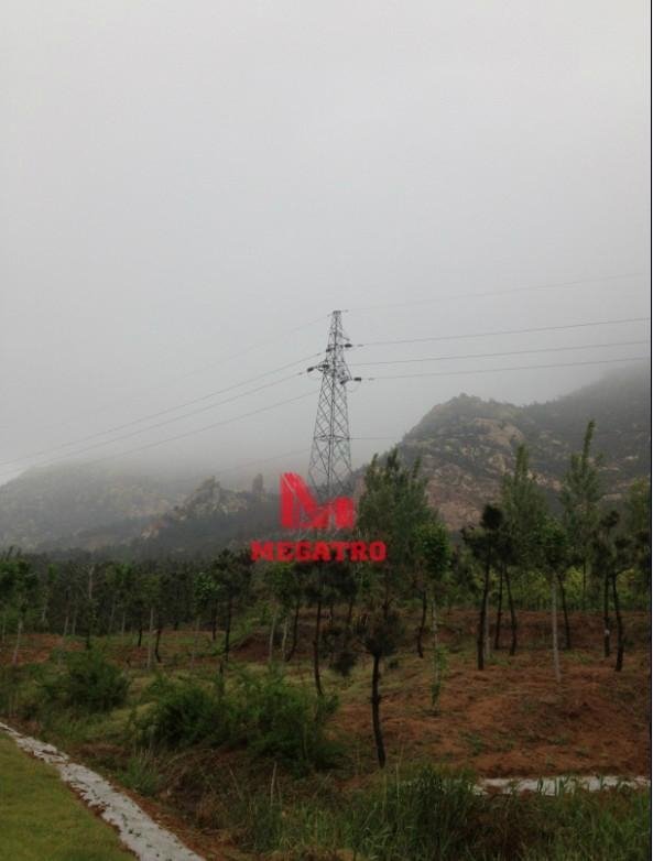 35KV double circuit power transmission line steel Towers In power transmission l 3
