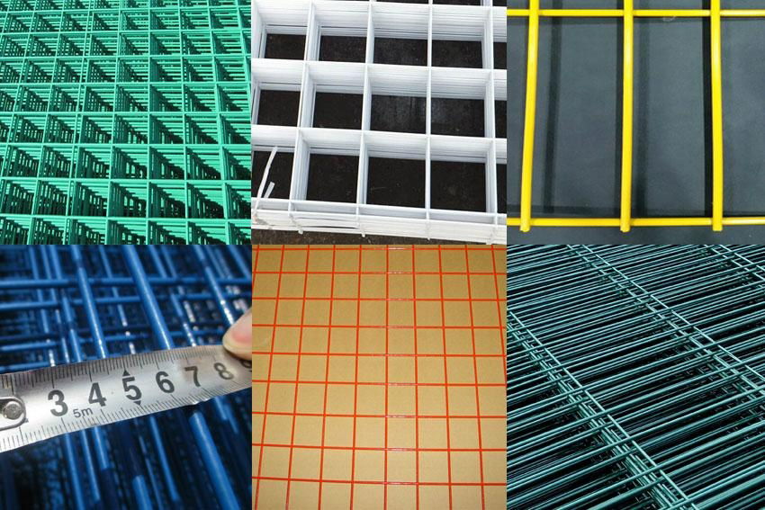 1.5-6mm PVC coated Welded wire mesh panel  2