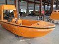 4.5m 6 Persons Marine Mercury 25Hp FRP Material Rescue Boat 3