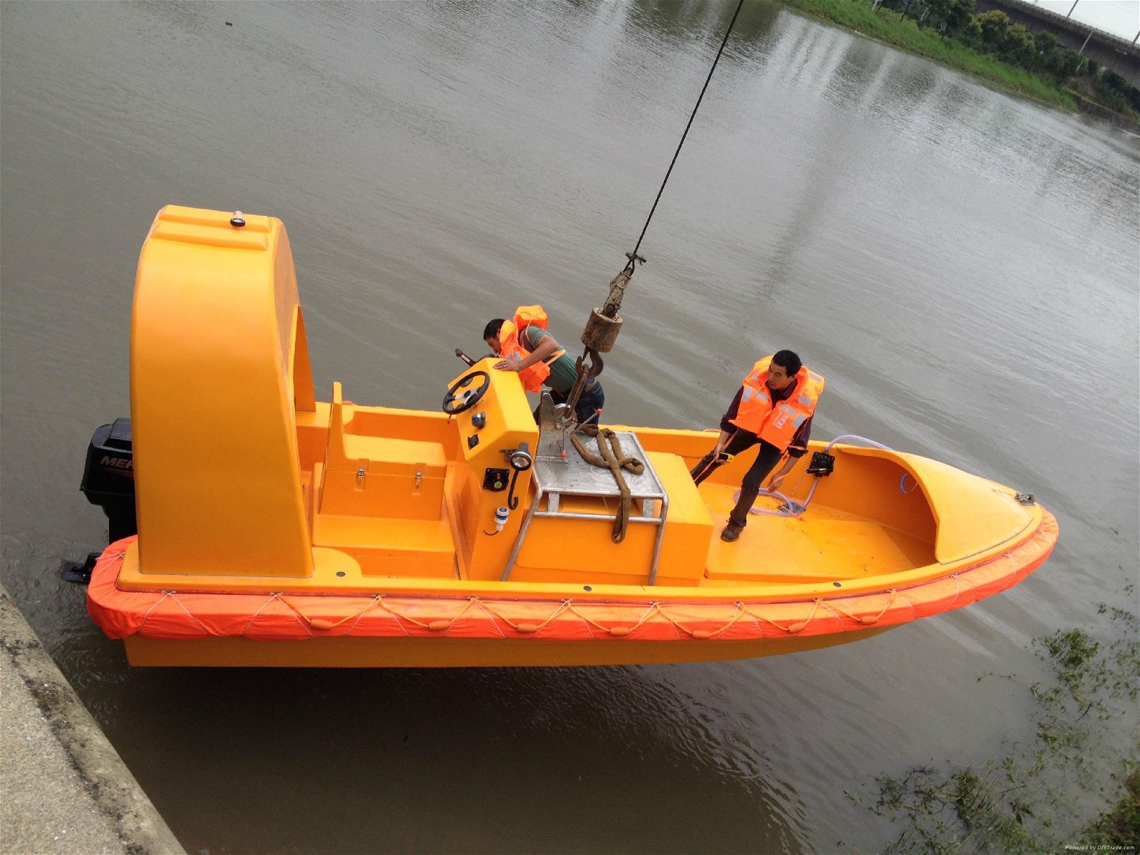 CCS EC BV ABS Approval FPR Material Self-righting Fast Rescue Boat 2