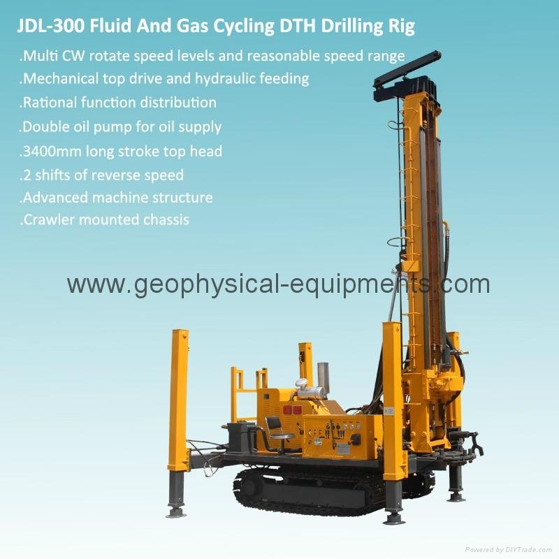 Fluid And Gas Cycling Full-face Drilling DTH Hammer Drilling Rig