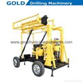 Tailer Mounted Hydraulic Feeding High Speed Core Drilling Rig