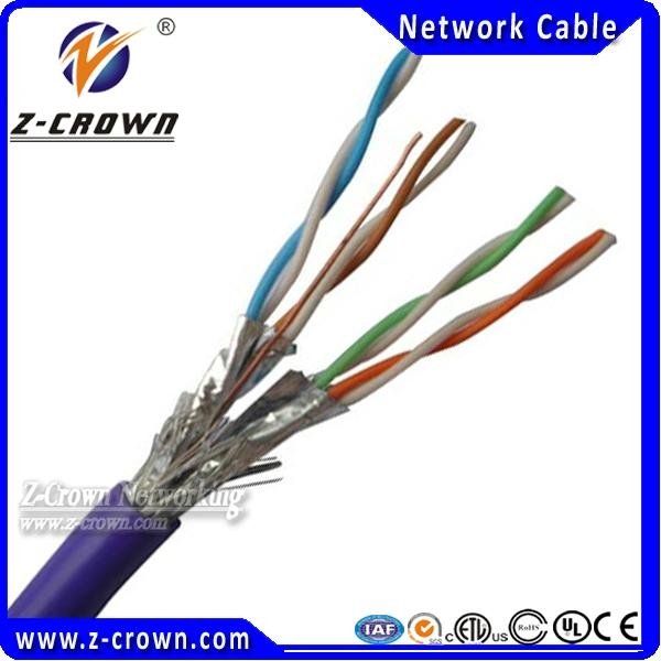 Fluke test passed bare copper Cat5e ethernet cable 5