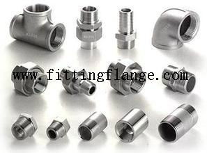 Forged 150lb-6000lb Threaded Socket Stainless Steel Fittings 2
