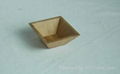 2015 new products bamboo salad square bowl 