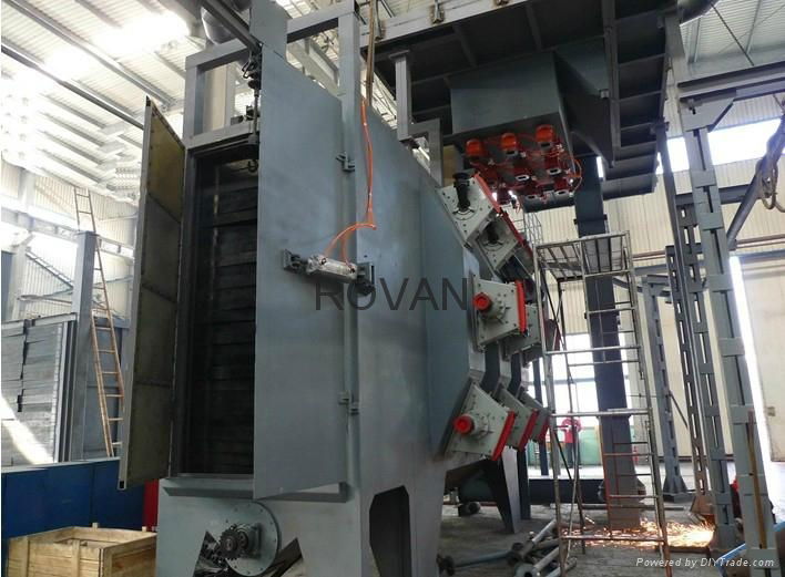 hanging chain type blasting machine  4