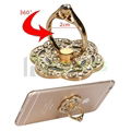Universal Diamond Gold Rose Metal Ring Mobile Holder Adhesive Stand for iPhone 6 1