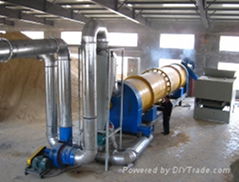 Wood chips rotary dryer 