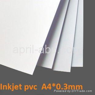 White inkjet printing pvc sheet  2