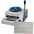 manual pvc plastic card  embosser