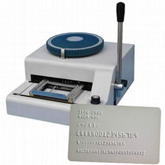 manual pvc plastic card  embosser machine for pvc card  embossing machine