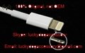 Authentic Genuine Original Lightning USB Date Cable Charger for iPhone 5/5c/5s/6 3