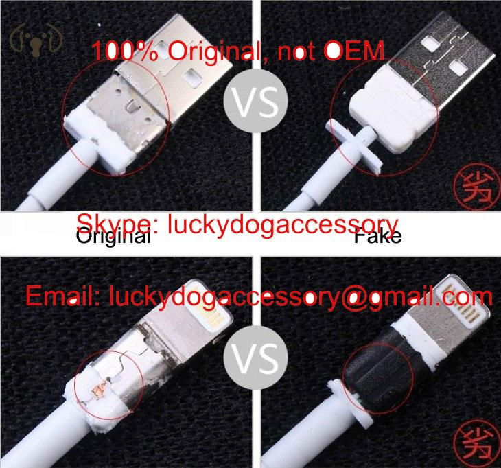 Authentic Genuine Original Lightning USB Date Cable Charger for iPhone 5/5c/5s/6