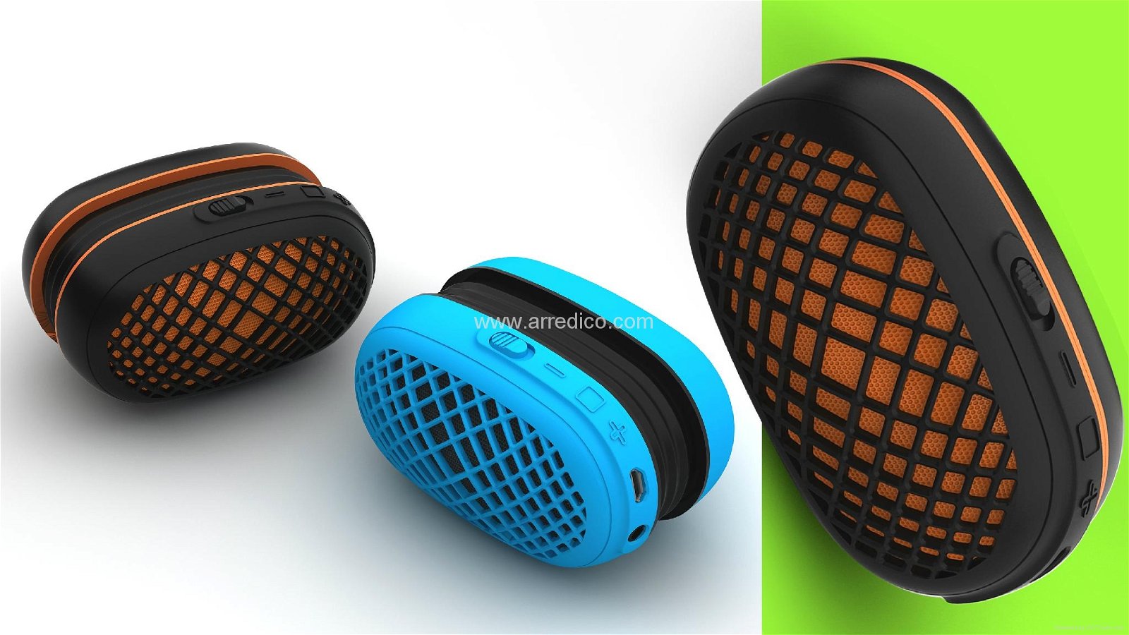 Mini Wireless Bluetooth Speaker With Silionce Case Hands-free Function  2