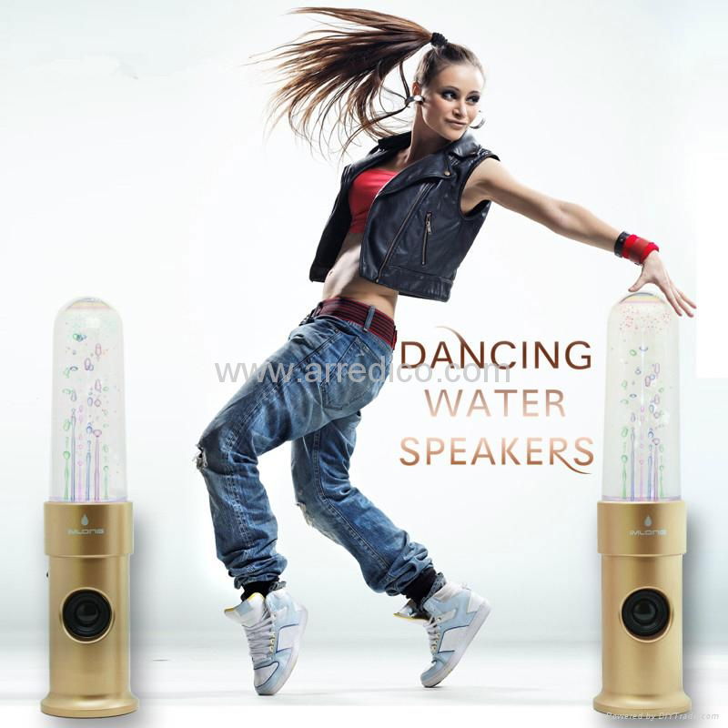 Dacing Water Speaker New Fountain speaker( 2.0) with 4 colors ambience