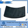 4725 2015 best seller non-asbestos brake lining