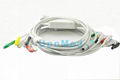 Welch Allyn 14pin EKG cable with 10 lead wires