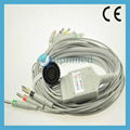 KENZ PC-104 one-piece 10 Lead EKG cable