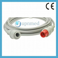 Mindray 12P IBP Cable to Edward 6pin transducer