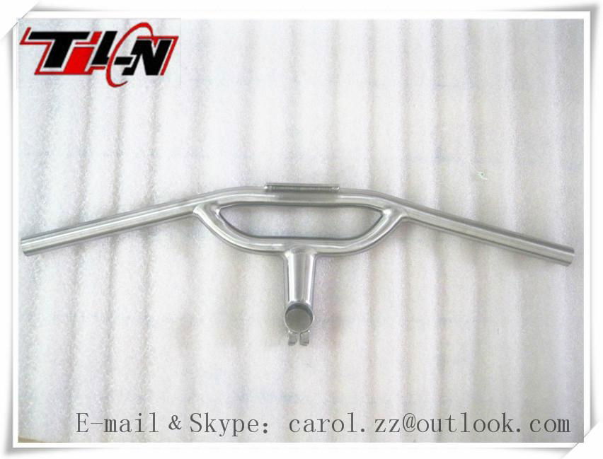 titanium rise handle bar titanium MTB handle bar 22.2 or 25.4 or 31.8 in middle 