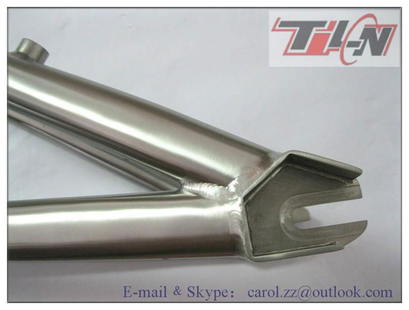 OEM titanium bmx bike frame custom lifetime warranty made in China 3