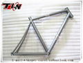 custom sand blasting titanium Cyclocross frames with couple 1