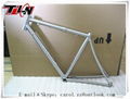 titanium cyclocross frames with couple Hand brushing 5