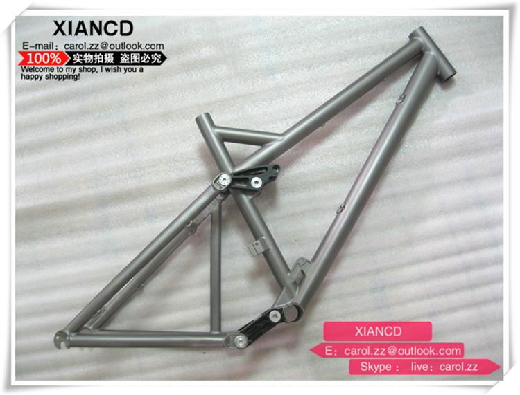 full suspention titanium mountain bike frames with all time warranty