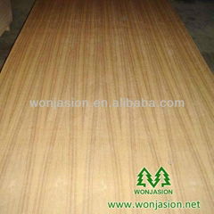 Natural burma teak veneer plywood for furniture&indoor decoration