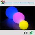 LED plastic globle decorative ball with multicolor