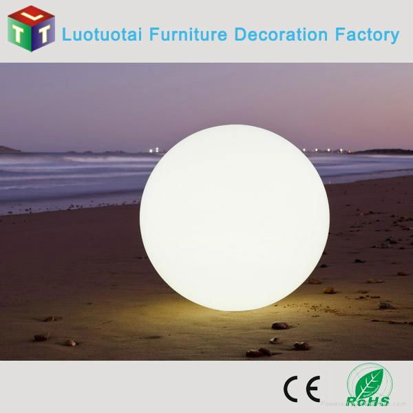 LED plastic globle decorative ball with multicolor 2