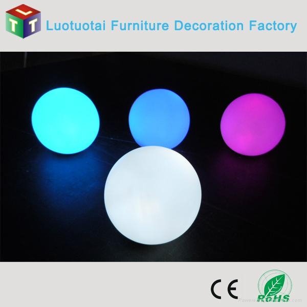 LED plastic globle decorative ball with multicolor 4