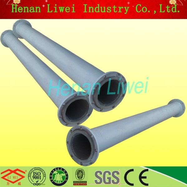 Seamless butyl rubber lining carbon steel pipe and pipe fittings