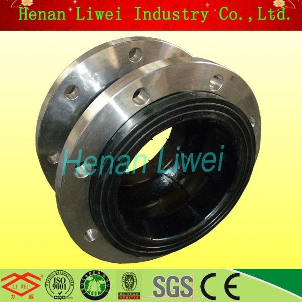 Pipeline flexible rubber coupling expansion joint
