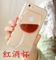 Flowing Red Wine Liquid Case for iPhone 5 5S 6 6Plus 2