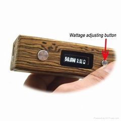 2015 Phimis new mini wooden box mod 50w  wholesale