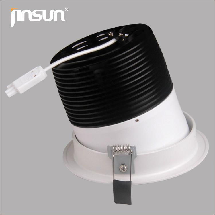 Led downlight ceilingAlU housing Cob downlight 20W 30W 40W led down light 4