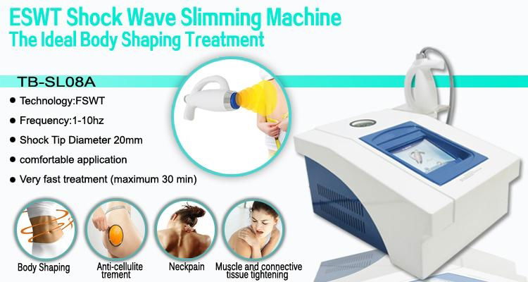 2014 New ESWT shockwave therapy effective slimming system 2