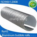 Heat insulation by aluminum and bubble