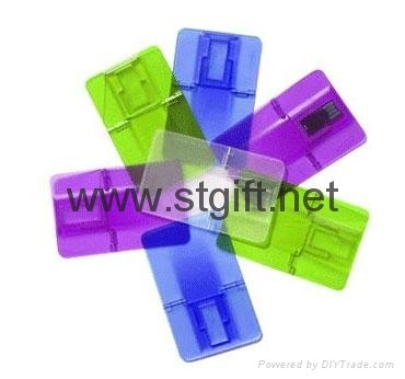 Wholesale 8GB flip Credit Card USB Flash Drive Blank DIY Memory Stick 3