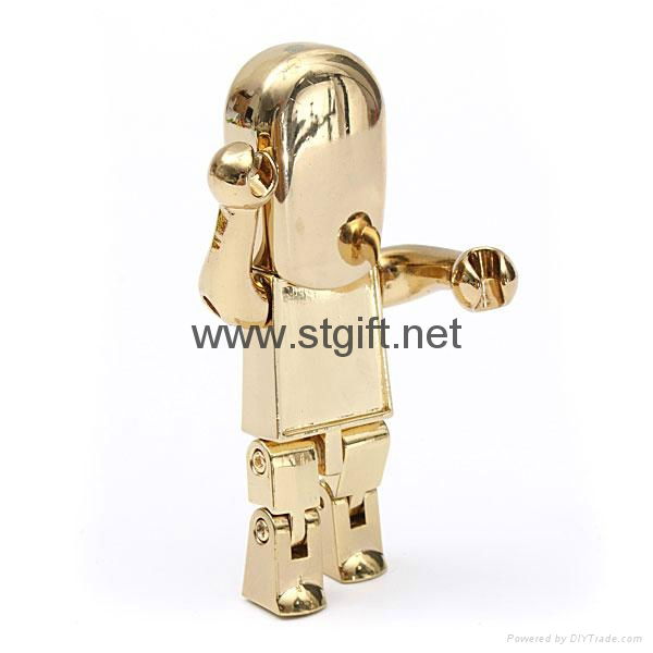 OEM logo usb metal memory stick cartoon Iron Man usb flash drive 5