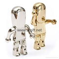 OEM logo usb metal memory stick cartoon Iron Man usb flash drive 3