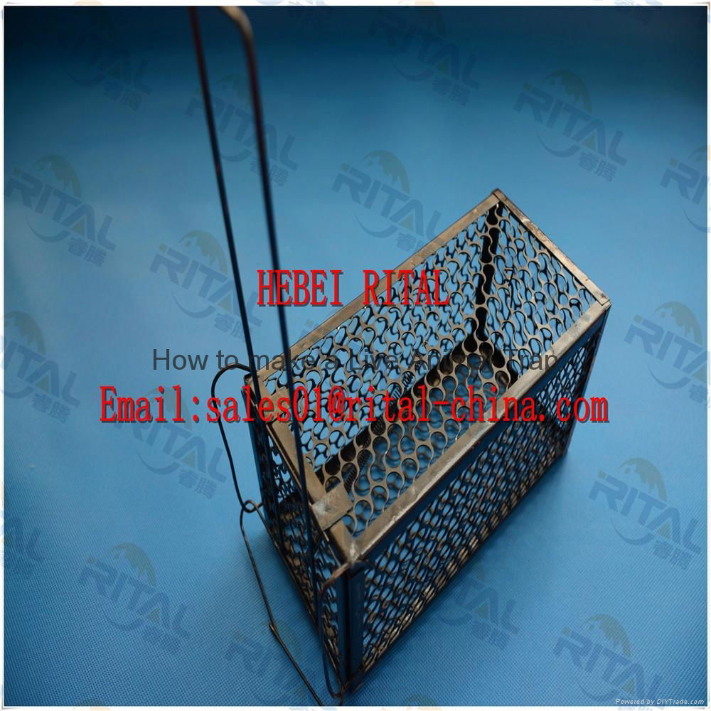 humane live multi catch wire mesh metal mouse rat animal trap cage SX-5012 2