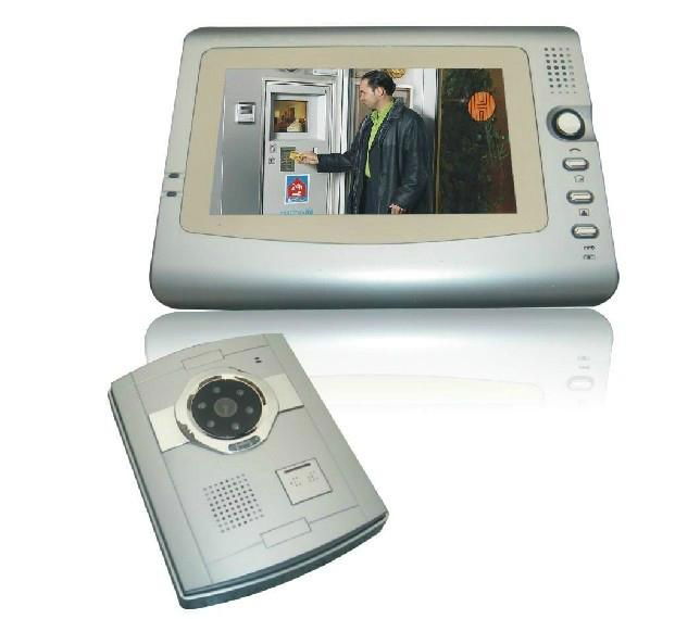 Free Shipping wire remote control open lock intercom video door bell phone  3