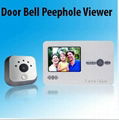 high definition digital door peephole viewer with bell rings take picture automa 2